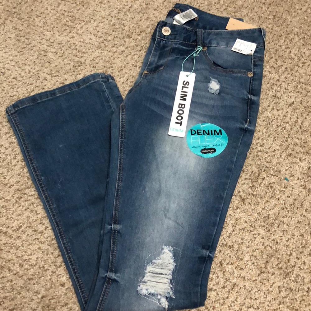 Destructed jeans!